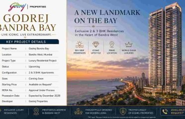 Godrej Bandra Bay: Luxury 2 & 3 BHK Homes in Bandra West